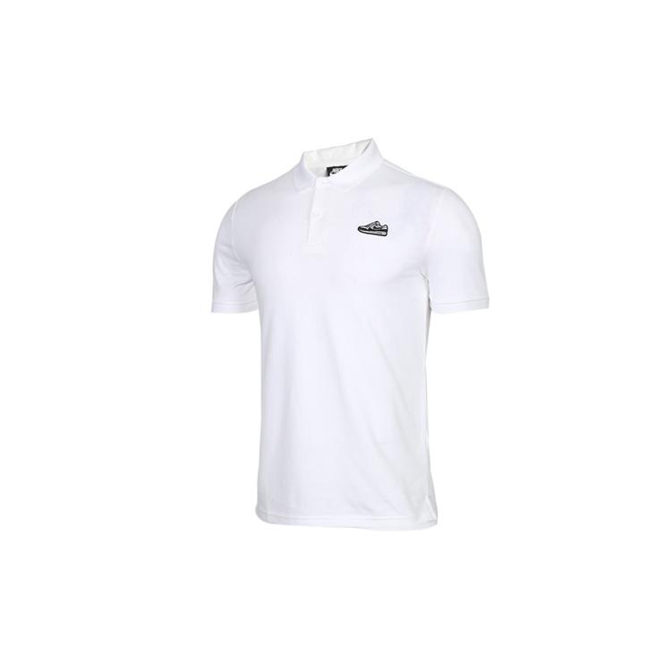Nike Sports Short Sleeve lapel Polo Shirt White Men s AR2322-100 XL