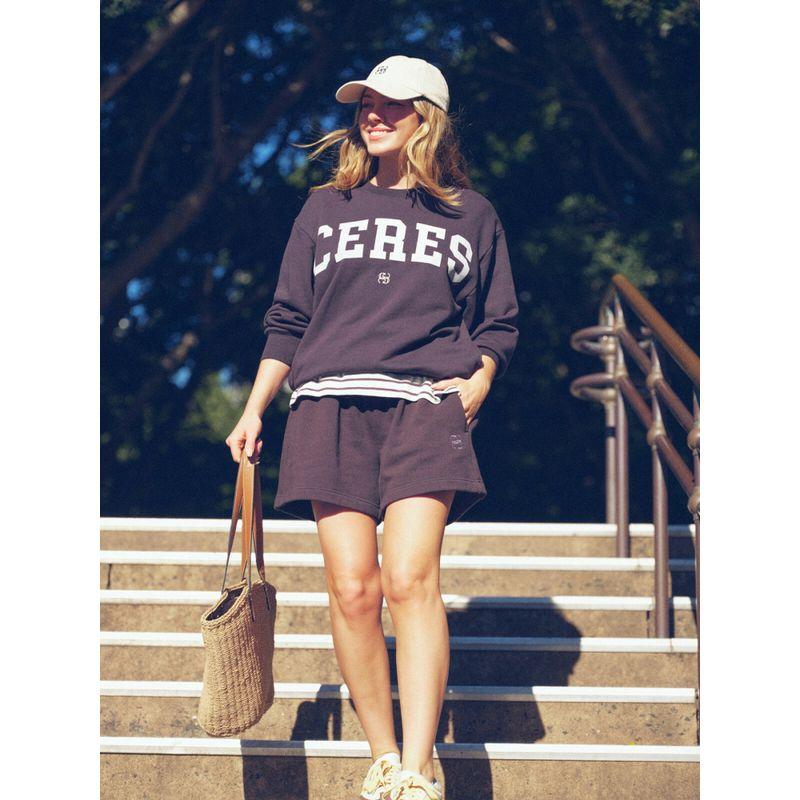 Australia Cereslife Texture Terry Cotton Deconstructing Loose Design Leisure Shorts USD 59