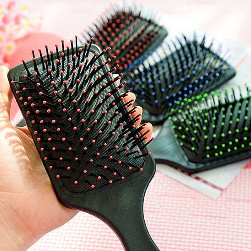 Plastic Therapeutic Scalp Comb With Large Teeth For Head Meridian Massage And Thick Hair