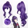 Anime Asahina Mafuyu Cosplay Pruik Lang Donkerpaars Paardenstaart Golvend Asahina Mafuyu Pruik Hittebestendig Synthetisch Haar Pruiken