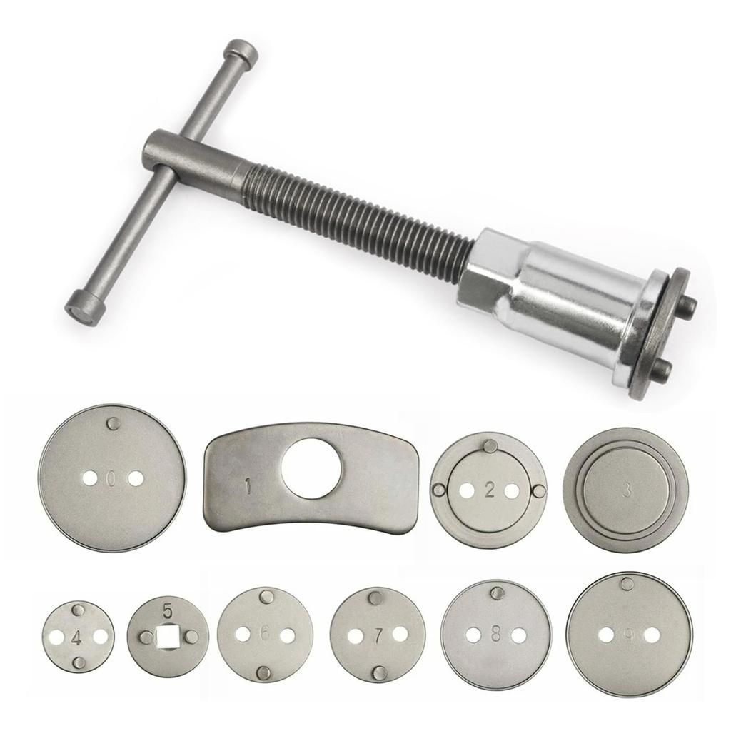 Complete Disc Brake Caliper Tool Set, 12Pcs Wind Back Tool Kit, Brake Pad Repair for Car Brake Caliper Compression