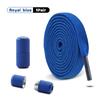 1 Pair 8mm Width Elastic Laces for Sneakers No-Tie Flats Quick-On/Off Shoelace Accessory for Children & Adults