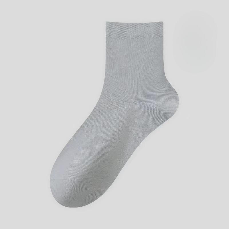 Sock Children's Short Socks - Summer and Spring Style, Pure Cotton, Anti-odor, Sweat-absorbing Short Tube Cotton Socks, Thin Style, Mid-length Socks
