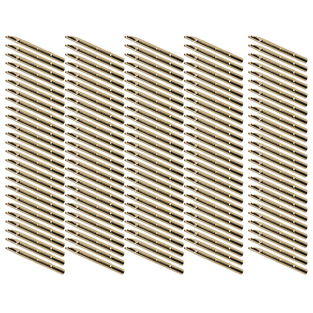 100Pcs Spring Test Probe Sleeve Brass 2.4mm Accessory Set Kit for P125 Series Pin R125‑4S