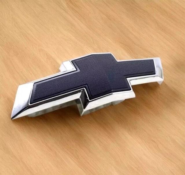 ΝΕΟ 2016-2024 Chevrolet Camaro Προσαρμοσμένο Έμβλημα Bowtie LS LT Μπροστινή Μάσκα Εμβλημα Πίσω Πορτμπαγκάζ Ασημί Μαύρο