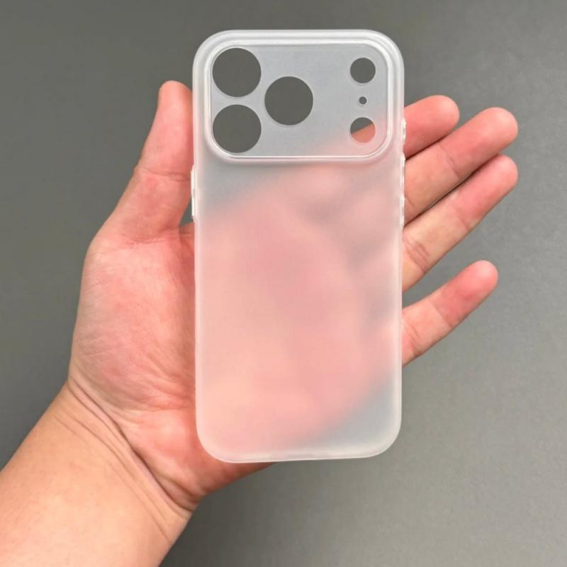 Original ULTRA THIN Phone Case for iPhone 17 Air 16 15 14 13 Pro Max Plus Frosted Cooling Shockproof Armor Clear Slim Back Cover