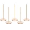 5pcs Detachable Design Wooden Donut Stand Wood Donut Display Stand Donut Wall Bracket  Wedding Party