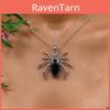 Gothic Dark Spider Pendant Necklace For Men Women Halloween Cosplay Jewelry