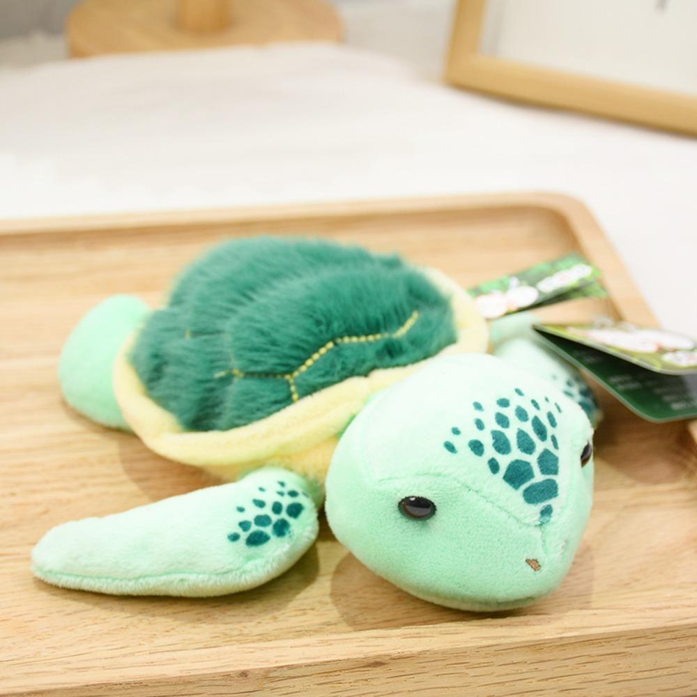 

Marine Animal Tortoise Plush Toy Fluffy Little Cat Plush Doll Children Gift style 2