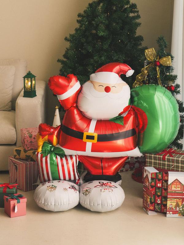 

Рождественский стоящий воздушный шар «Санта» - 105 X 89 см (Категория: Игрушки и игры)