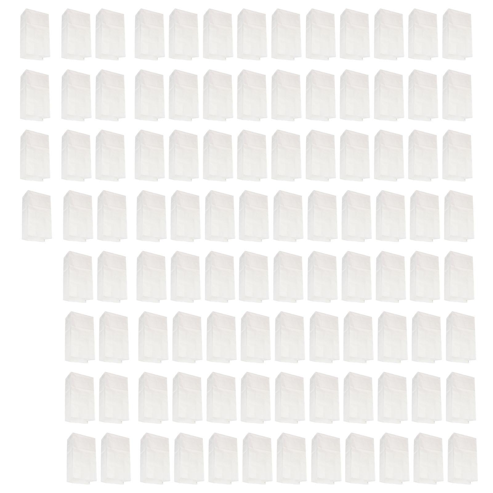 

100 шт. Бумажный пакет Пищевой крафт Маслостойкий Большая вместимость Белый Набор для покупок 180x90x55мм 7.09x3.54x2.17дюйм 240x130x80mm / 9.45x5.12x3.15in