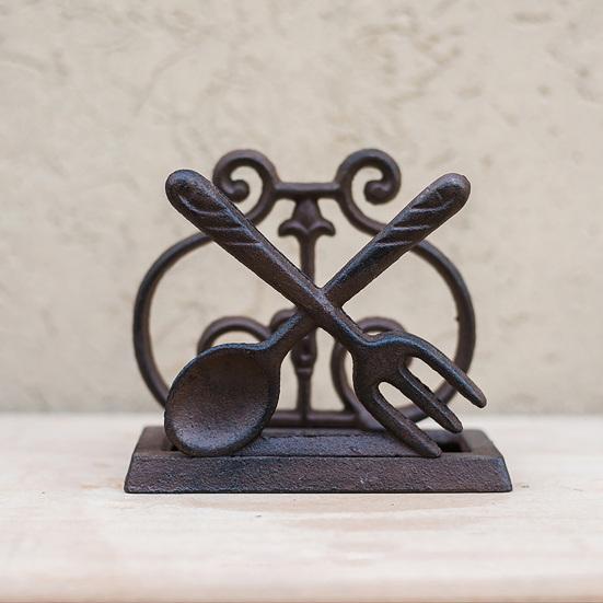 Napkin Holder Retro Style Paper Towel Iron 1 Pc
