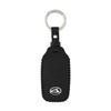 Daihatsu Move Canvas Key Case Genuine Leather Toyota Roomy Tanto Custom Thor Atrai Key Cover Aohroar Buttons Carabiner Type (4 (Black, A))