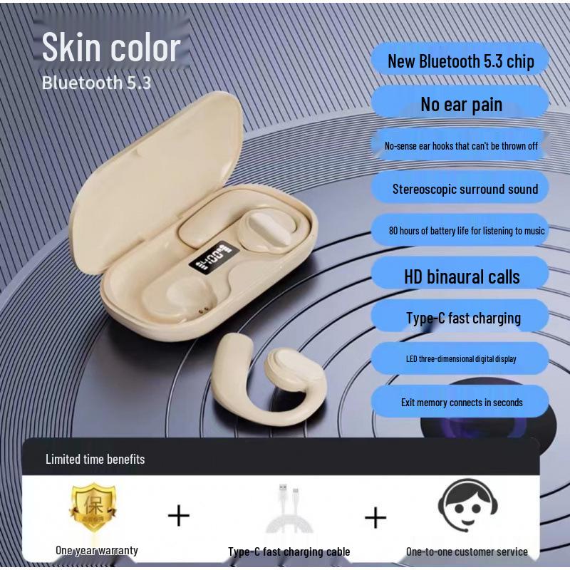 S901 Sports Bluetooth Open-Ear Air Conduction Earphones for Running and E-sports