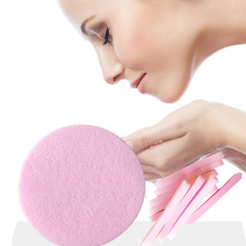 12 stücke Komprimiert Gesicht Waschen Waschen Gesicht Schwamm Pad Sauber Gesicht Peeling Einweg Schwamm Puff