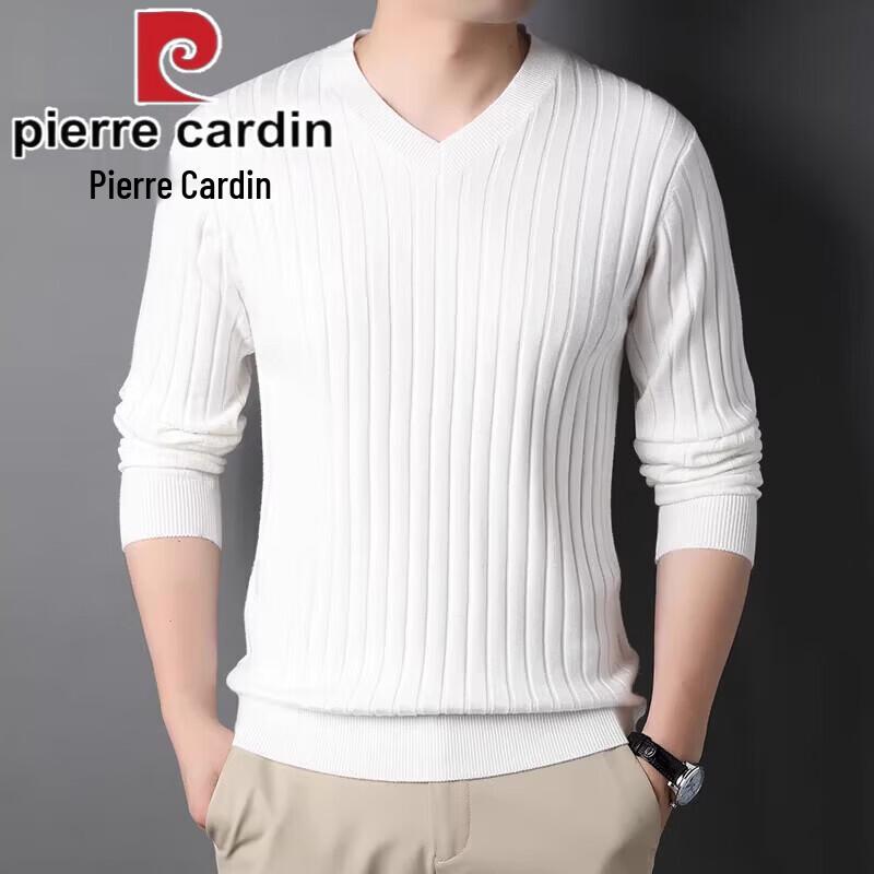 Pierre Cardin Men s Solid V-Neck Knit Pullover 120