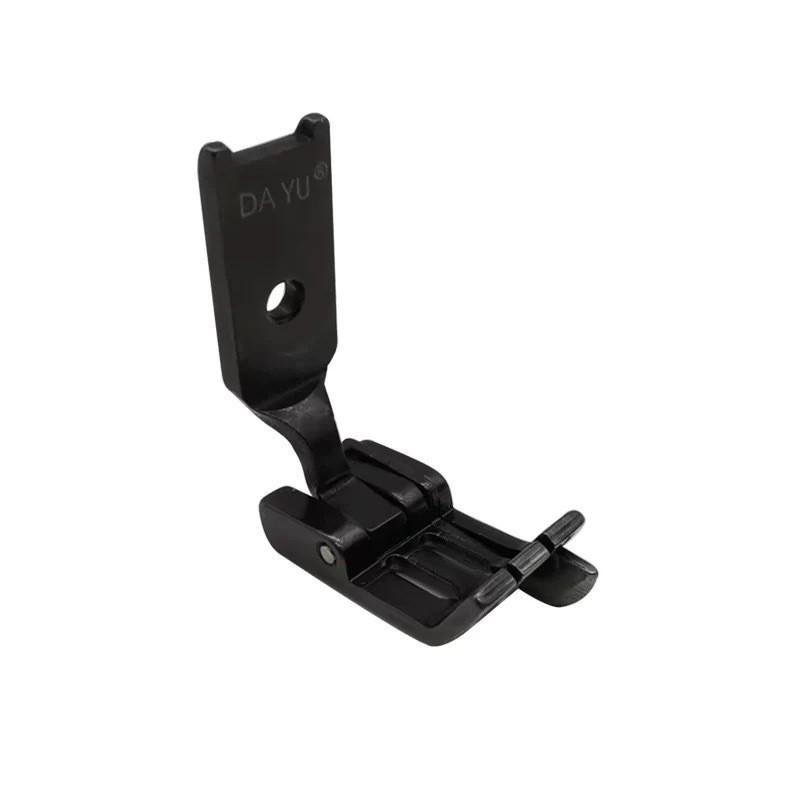 Daewoo Double Needle Flat Presser Foot with Knife & 0.1 Seam Allowance, 0.2 Topstitch Guide