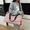 Dry and wet separation travel bag sports messenger fashion fitness bag large capacity yoga bag short trip handbag