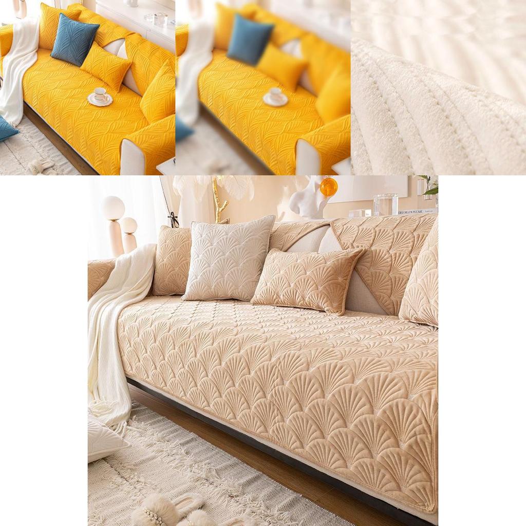 Winter Plush Sofa Cushions Non-slip And Anti-fouling