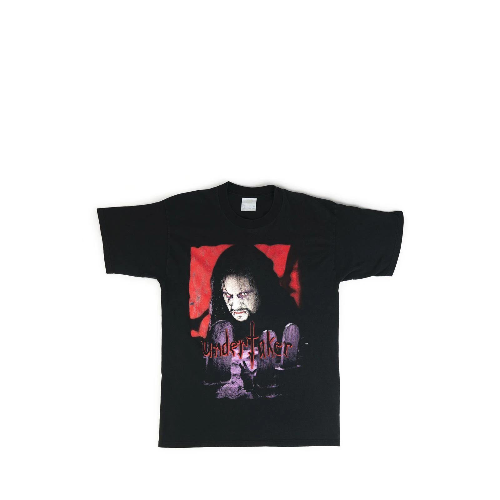 Vintage 1996 WWF The Undertaker On The Other Side Tee Shirt S