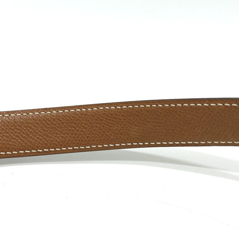 HERMES Belt only Reversible belt for bottoms belt Boxcalf / Epsom Black/Brown