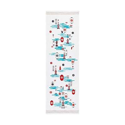 Contex Face Towel, Nunoyomi Gion, Pink, Approx. 33x100cm, 100% Cotton, Imabari Made, Thin, Light, Long, Absorbent, Quick-Drying, Made In Japan