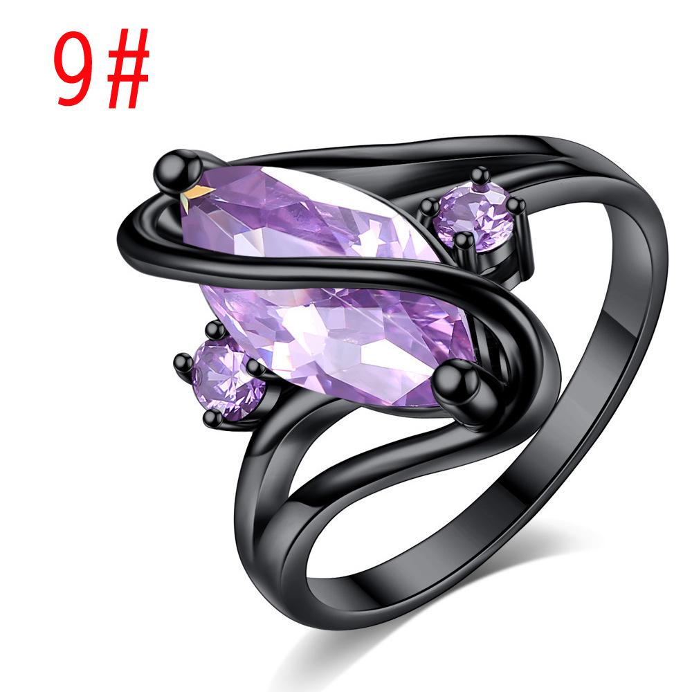 Heiß verkaufter Pfirsichherz Zirkon Diamantring - Damenmodeschmuck