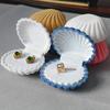 12pcs Shell Velvet Jewelry Gift Boxes Packaging Box Multi-Colors Necklace and Earring Jewelrys Pendant Organizer Display Cases