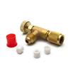 Air-conditioning Fluoride Safety Valve Adapter Anti-Air Leakage Brass