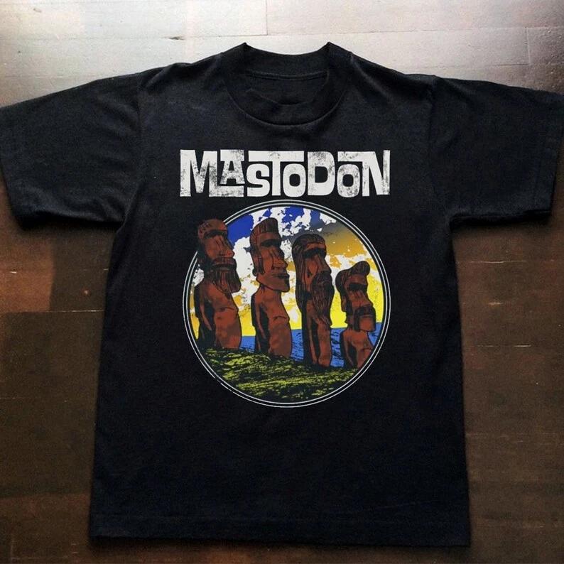 Mastodon Easter Statues T-Shirt, Mastodon Band T-Shirt XL