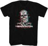 The Terminator 80's Movie Video Glitch T-800 Red Eyes Men's T Shirt