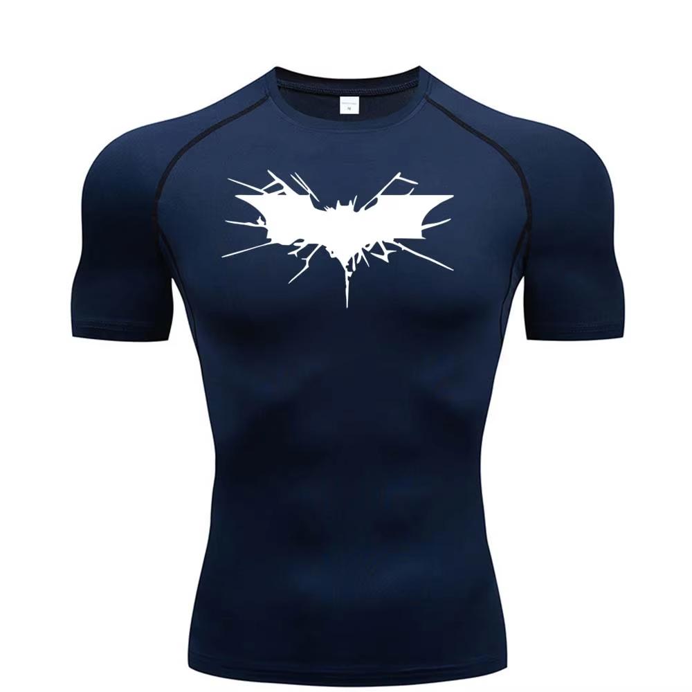 Art Bat Compression Shirt Men's Sprint Step T-shirt Fitness Sport Top Quick Dry Fitness Sportswear Bodybuilding Clothing RL00101