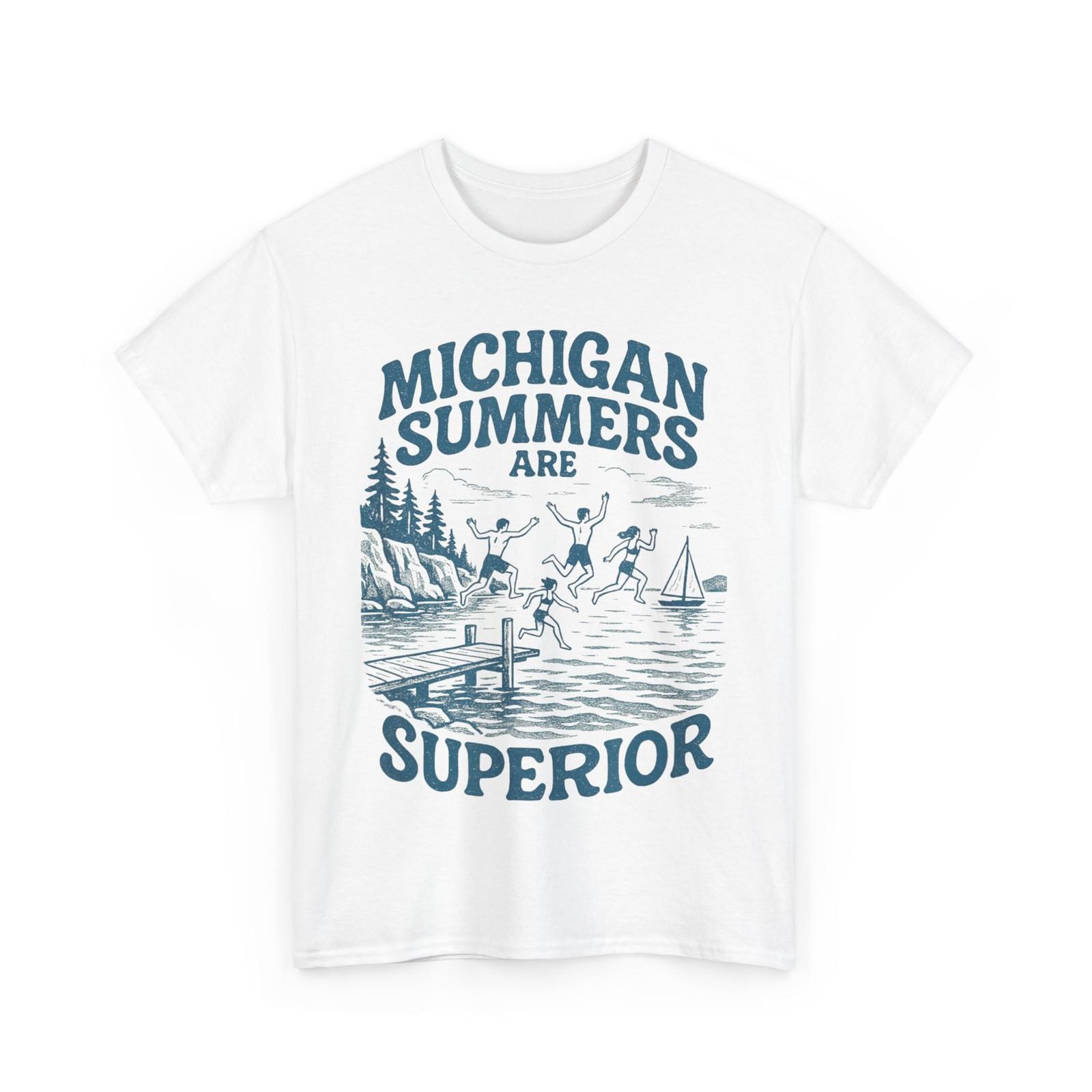 

Great Lakes Summer Design T-Shirt Mens Womens Tees Top XL