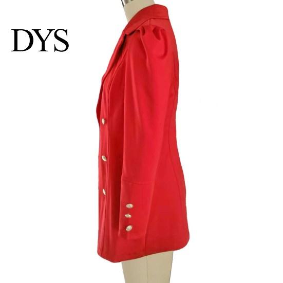 Slim Fit Suit Coat Women Lapel Long Sleeve Cardigan Solid Color Versatile Open Front Jacket Business Outerwear