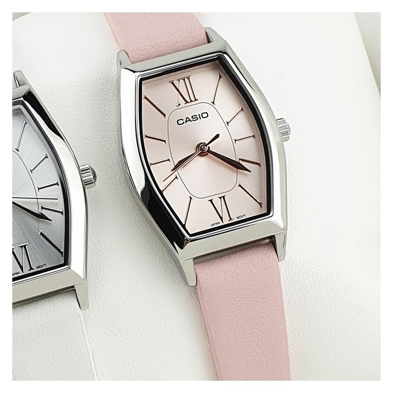 Casio STANDARD Series, Retro, Elegant, Fashionable and Simple, Quartz Movement, Leather Strap, Japanese and Korean Watch, Women's Watch, LTP-E167L-4A