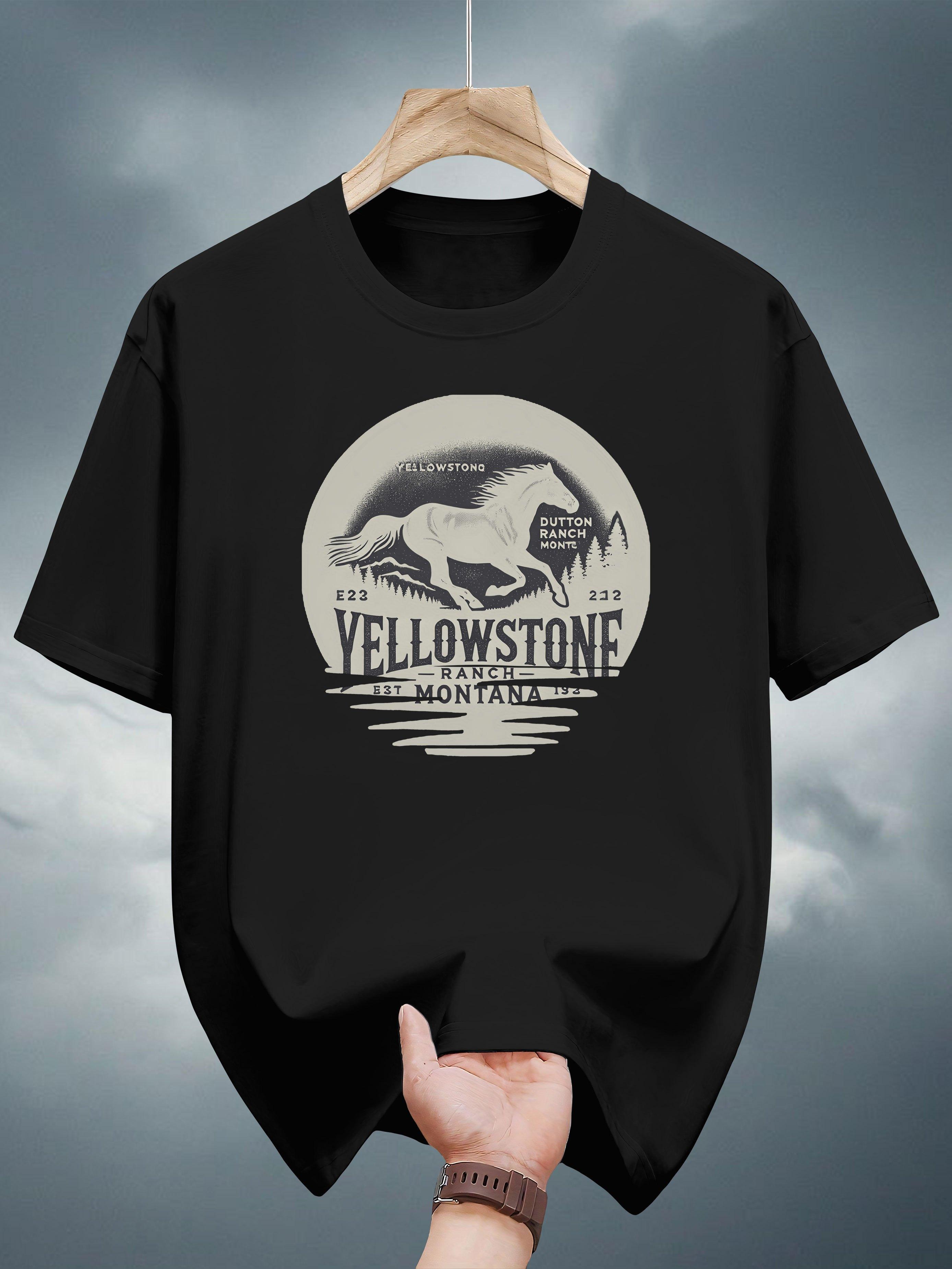 T-shirt - Yellowstone National Park Graphic Print S