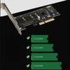 1Pcs Pci-Express To M.2 Solid State Drive Extend Adapter Pcie X1 X4 To M.2 Nvme Converter Card For 2230 2242 2260 2280 Ssd