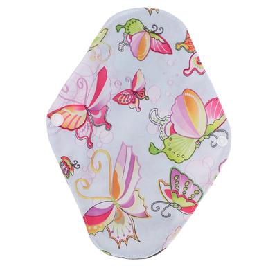 5 adet Yıkanabilir Hijyenik Ped 18 X 25cm Yeniden Kullanılabilir Adet Pedi Kadınlar için Su Geçirmez Külot Astarı