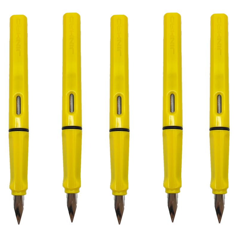 10/5 PCS JINHAO 619 Fountain Pen High Quality Colors Student F EF Nib Ink Pen Calligraphy Pen Stationery School Office Supplies