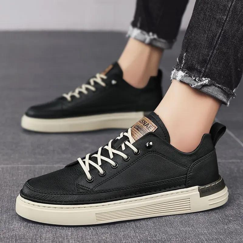Casual Sneakers Male Board Shoe New In Cheap Liquidation Men's Vulcanize Shoes Shipping Free Legitimate Brand Autumn Size 44 45