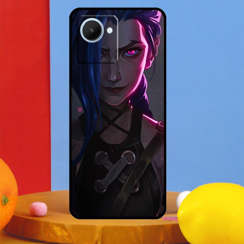 Anime Arcane Jinx For Realme 12 9 10 11 Pro Plus C67 C55 C53 C51 C35 C33 C30 C25s C21Y C31 GT5 GT Neo 6 Case