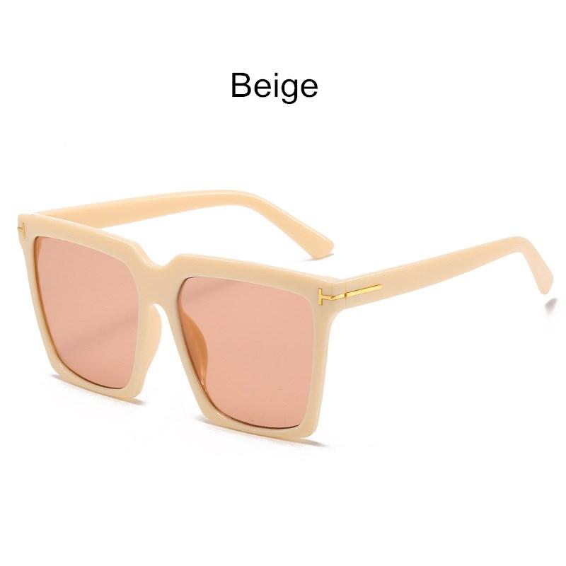Ретро Квадратные Женские Мужские Классические Солнцезащитные Очки Оверсайз Пластиковая Рама Модный Дизайн Бренда Роскошные Солнцезащитные Очки Унисекс Очки UV400