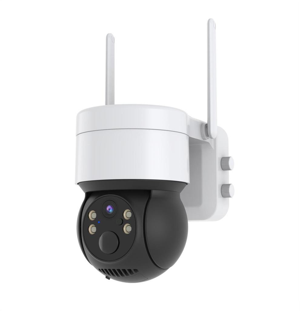 Solar-Powered Outdoor 360° WiFi Security Camera with Mobile Remote Access