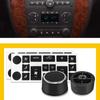 AC Control Knob Decal /Button Replacement Re2pcs Fit Cadillac Escalade Stickers