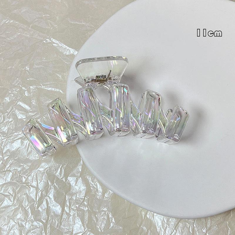Women Hair Claw Korean Style Transparent Plastic Headband Hairpins Ponytail Claw Clip Crab Hair Accessories Headwear