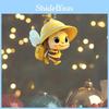 Flat Acrylic Surface Pendant With Cartoon Bee Hat And Carrying Backpack Design