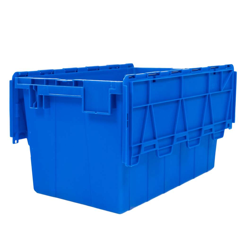 Mega-M Transport Container, Lockable, W-60 Cm, D-40 Cm, H-36 Cm, Plastic, Blue, N