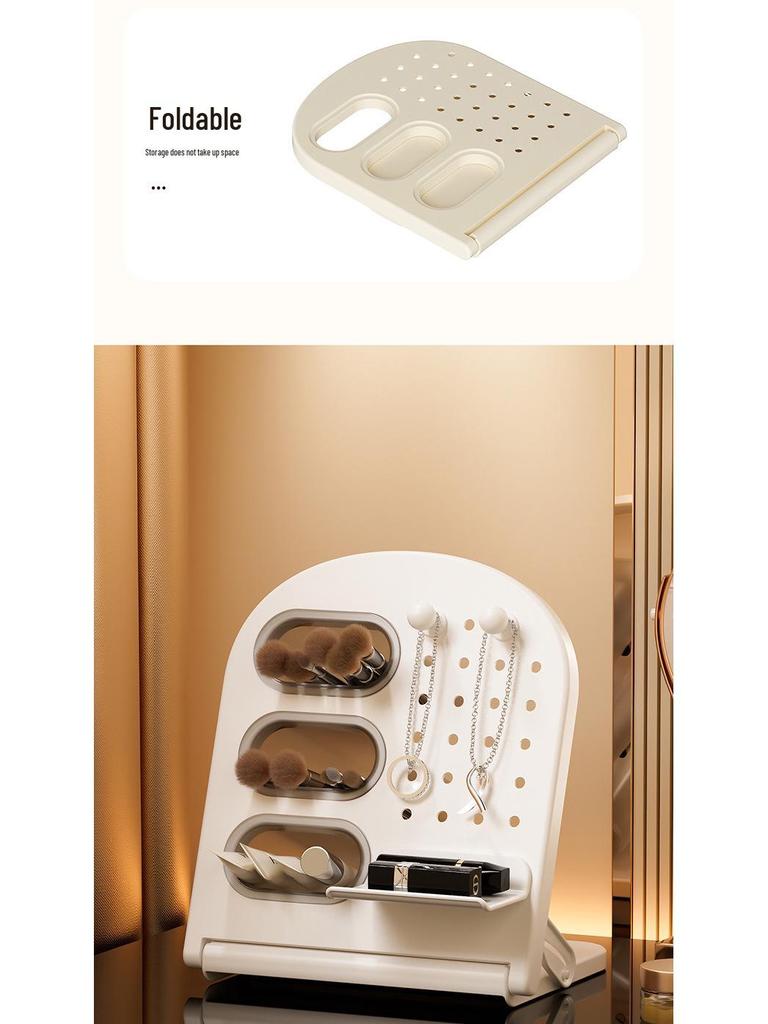 Slanted Pegboard Pen Holder & Large Capacity Desk Organizer for Students and Children