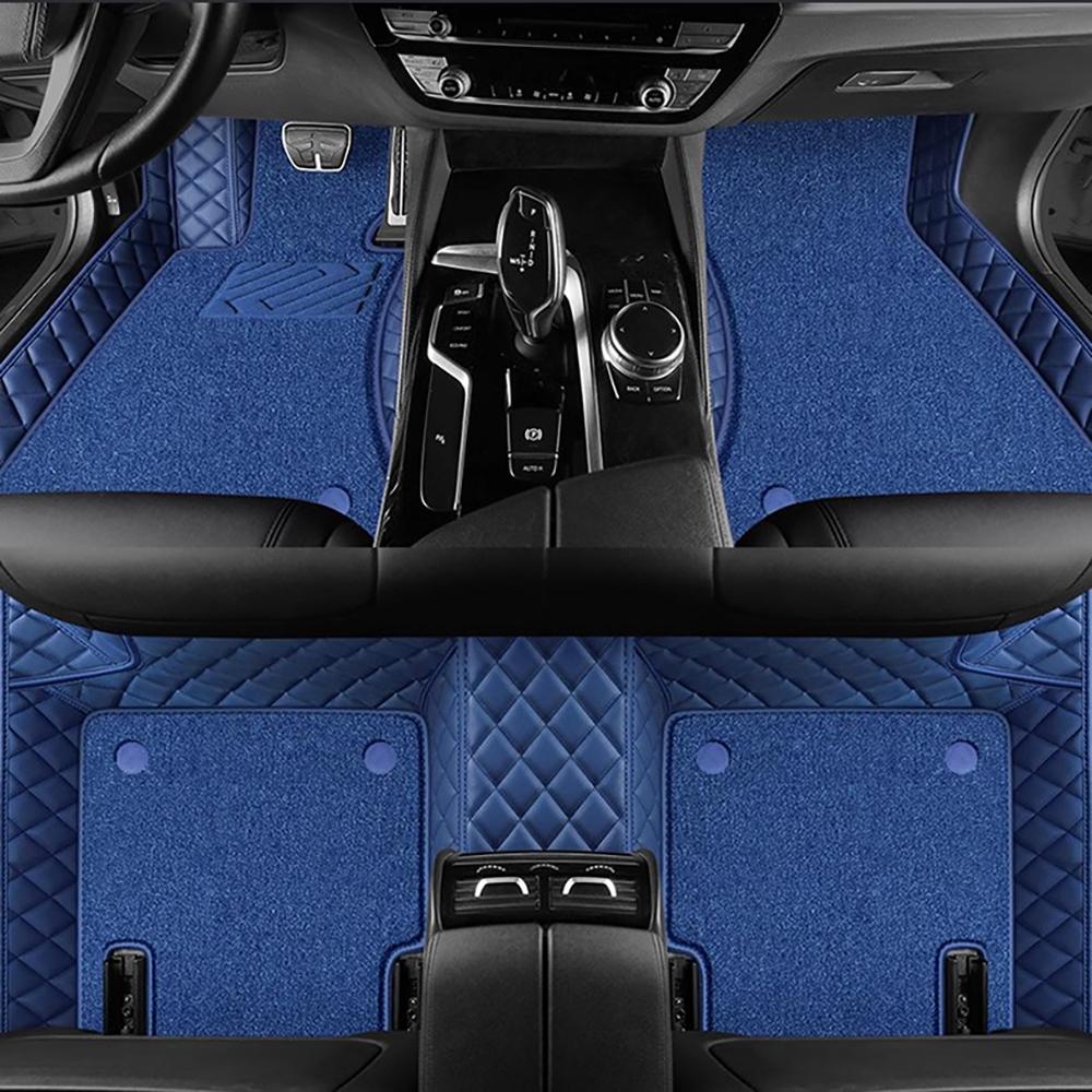 For Toyota Previa Auto Double layer 5D Custom Car Floor Mats Carpets Foot car Accessories voiture floor liners