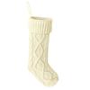 1 Piece Of Christmas Stockings 17 Inch Long Rope knitted Stockings Christmas Hanging Stockings Decorative Socks